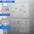 Magnetic Schedule Planner for Fridge (Single Item)